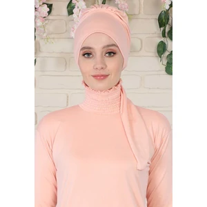 Aisha's Design Kuşaklı Penye Bone Pudra