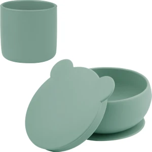 Oioi Kapaklı Kase River Green & Mini Bardak