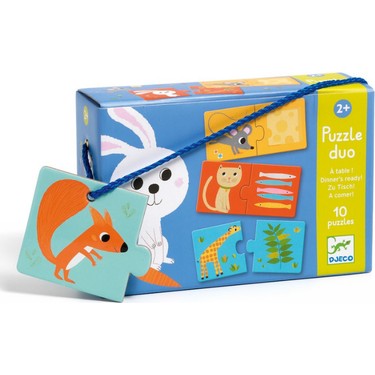 ☽　2枚セット Djeco İkili Puzzle - Duo Dinner Fiyatı - Taksit Seçenekleri