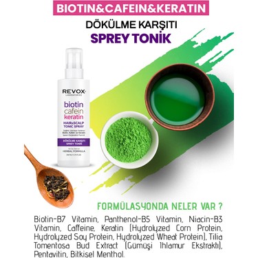 Revox Biotin KafeinKeratin Içeren Saç Sağlıklı Uzamaya Fiyatı