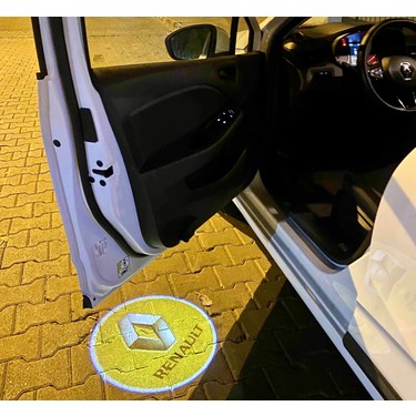 İmza Renault Araçlarına Kapı Altı LED Logo Mesafe Sensörlü Fiyatı