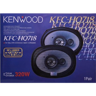 Kenwood KFC-HQ718 Koaksiyel Oval HOPARLÖR25CM Fiyatı