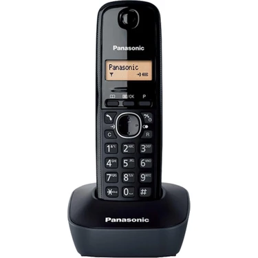 PANASONIC KX-TG1611 DECT SİYAH TELSİZ