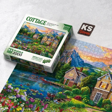 KS Games Cozy House By The Lake 2000 Parça Puzzle Fiyatı
