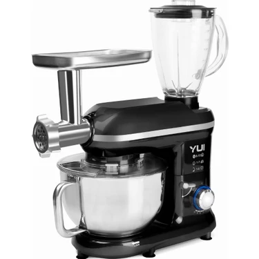 Yui M120 Multi-fonksiyonel 3'ü Bir Arada Stand Mikser Kıyma Setli Ve Blender Özellikli 