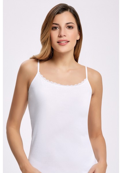 Ilke %100 Pamuk Duble Ribana Kaşkorse Atlet 2042 (3 Adet)