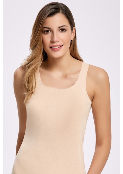 %100 Pamuk Ribana Kalın Askı Atlet 2002 (1 Adet)