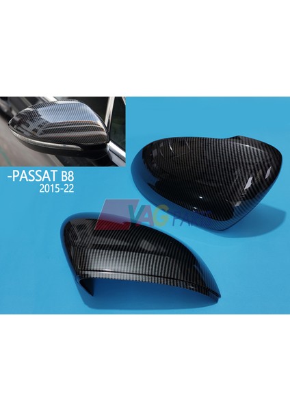 Passat B8 Karbon Ayna Kapağı - Passat B8 Ayna Kapağı