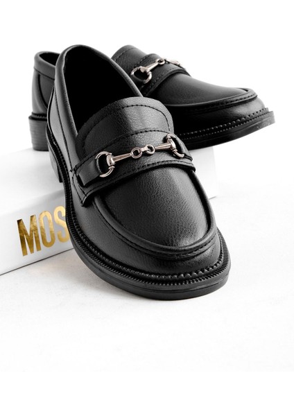 Potinonline 1363 Kadın Tokalı Loafer Günlük Ayakkabı modelleri