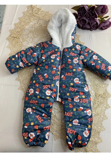 Noel Baba Detaylı Welsoft Kozmonot Tulum Bebek Çocuk