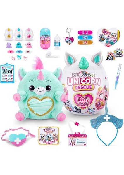 Rainbocorn Unicorn Dev Sürpriz Yumurta Peluş