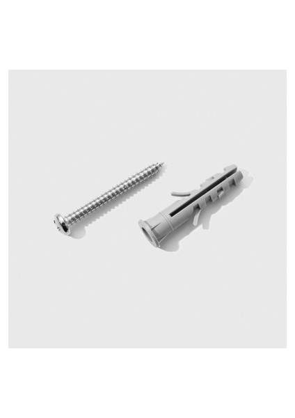 Dübel Vida Seti 10 Adet, 12 mm Dübel 6,0X60 Vida