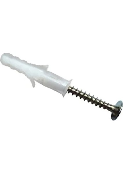 Dübel Vida Seti 10 Adet, 12 mm Dübel 6,0X60 Vida