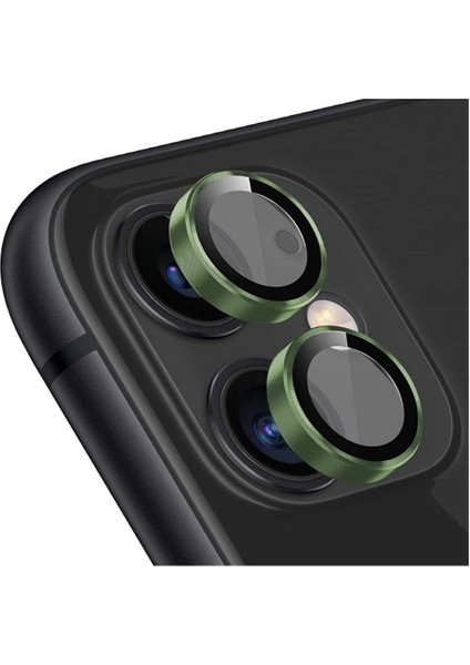 Apple iPhone 11 12 12 Mini Uyumlu Kamera Lensi Premium Metal Kamera Koruma Camı