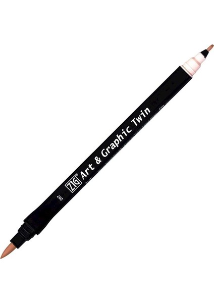 Art&graphic Twin Çift Uçlu Keçe Grafik Kalemi 207 Rose