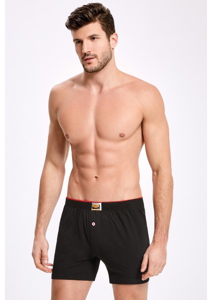 Havlu Bel Pamuk Tek Düğmeli Boxer 011 ( 1 Adet)