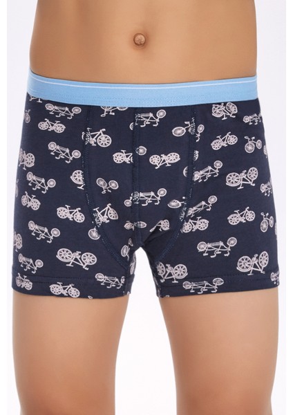Ilke Likralı Erkek Çocuk Boxer 2'li Paket (342)