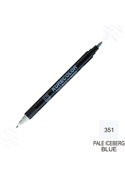 Çift Taraflı Kalem CNKC-2200 No 351 Pale Iceberg Blue