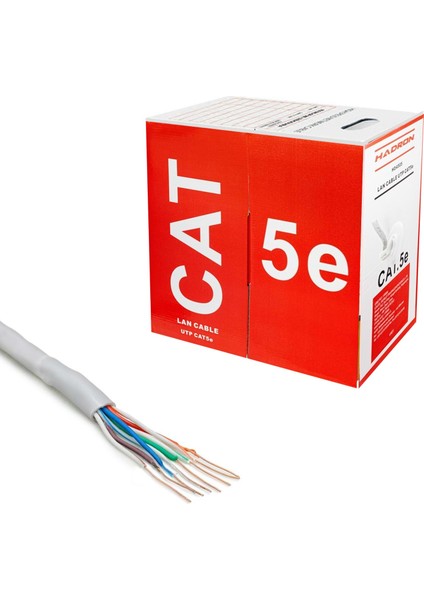 Cat5 Kablo 24AWG 0.38MM 305MT Hadron HDX-5013