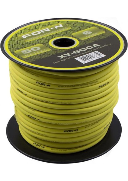Oto Anfi Power Kablo 6ga 50MT For-X Xy-6cca