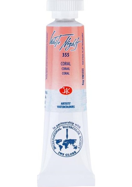 Tüp Suluboya 10 ml N : 355 Coral