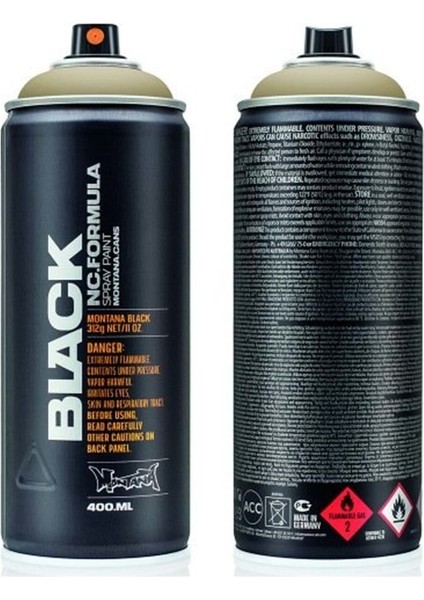 Black Seri 400 ml Sprey Boya BLK8120 Gobi