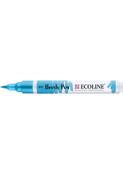 Ecoline Brush Pen Fırça Uçlu Kalem 551 Sky Blue Light