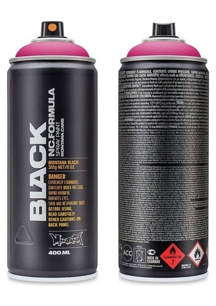 Black Seri 400 ml Sprey Boya BLK3145 Punk Pink