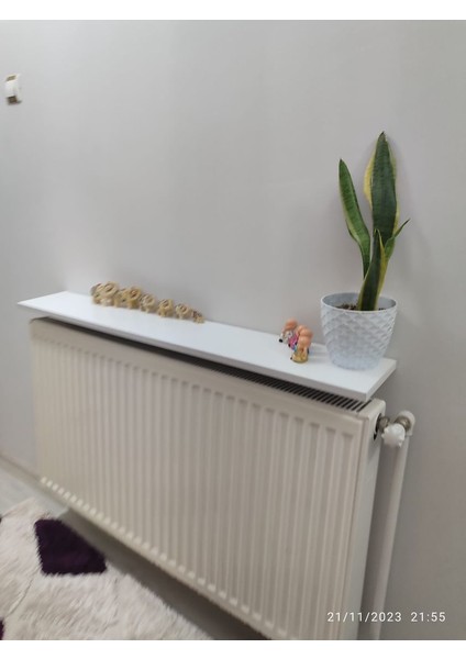 Güvendekoratif Petek Üstü Uçar Raf 140 cm