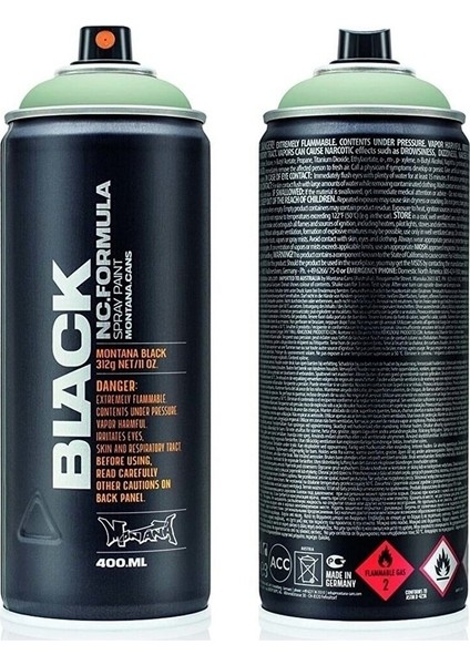 Black Seri 400 ml Sprey Boya BLK6510 Fog