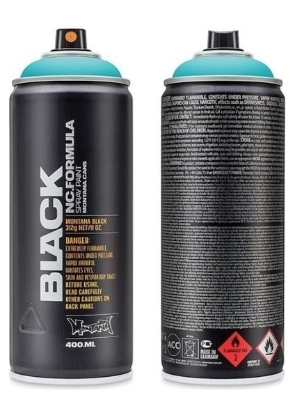 Black Seri 400 ml Sprey Boya BLK6130 Cool Cologne