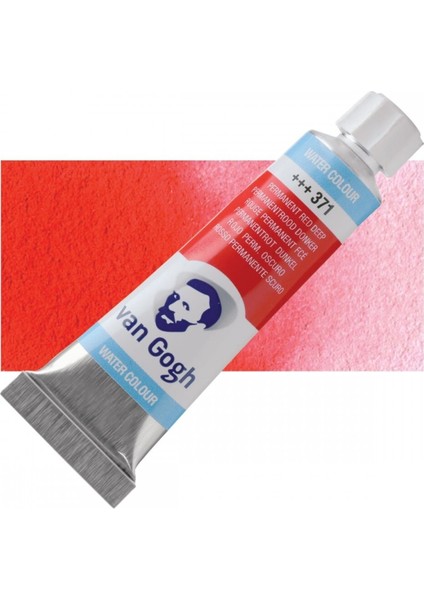 Tüp Suluboya 10 ml 371 Permanent Red Deep