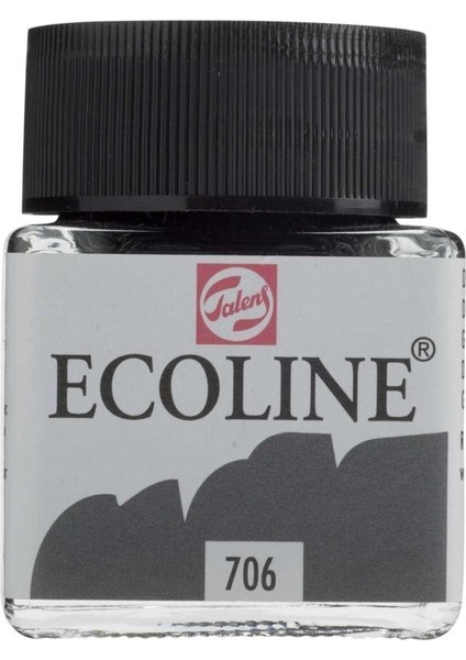 Ecoline Sıvı Suluboya 30 ml 706 Deep Grey