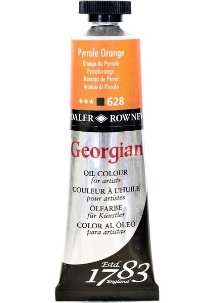 Pyrrole Orange 628 Georgian Yağlı Boya Goc 38 ml