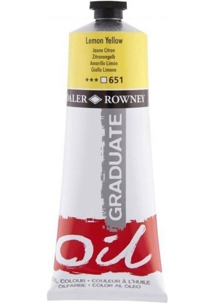 Graduate Yağlı Boya 200ML 663 Yellow Ochre