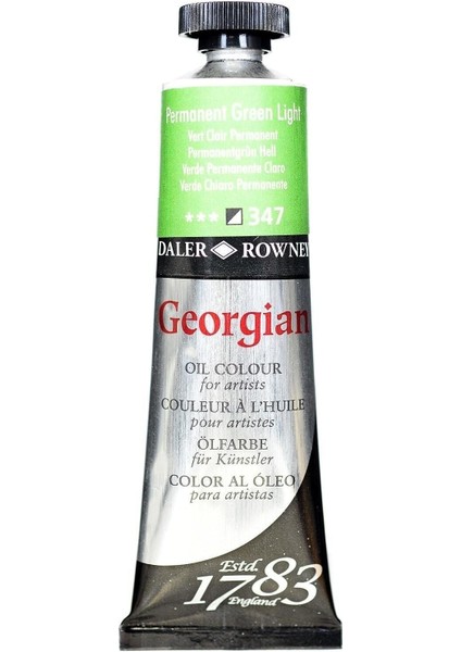 Perm Green Lıght 347 Georgian Yağlı Boya Goc 38 ml