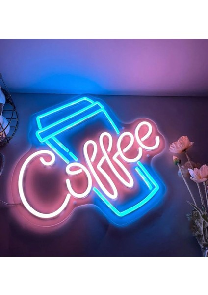 Coffee Bardak Neon Tabela modelleri