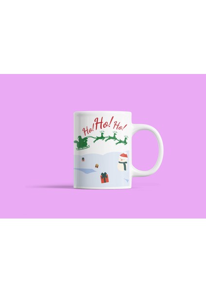 Ho Ho Ho Merry Christmas Yılbaşı Tasarımlı Hediyelik Yeni Yıl Kupa Bardak fiyatları