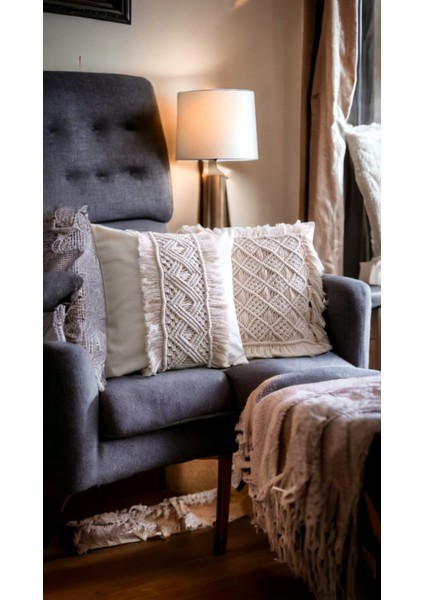 Makrome Dekoratif 2'li Kırlent fiyatları