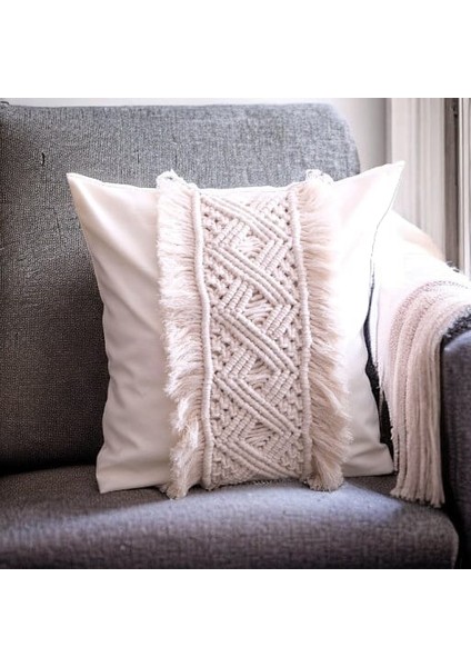 Makrome Dekoratif 2'li Kırlent modelleri