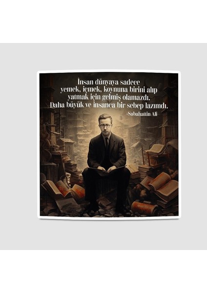 Sabahattin Ali Sözler Koleksiyonu 2 Sticker