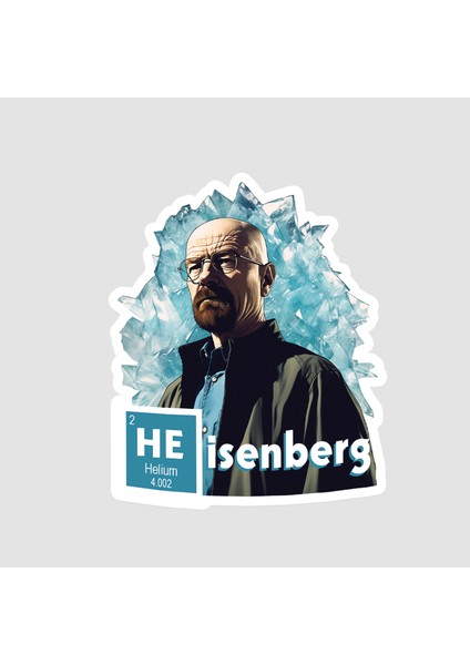 Heisenberg Kimya Tasarımlı Laptop Sticker
