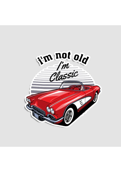 Klasik Sever Temalı Laptop Sticker