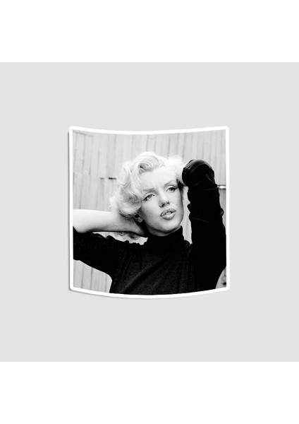 Siyah Beyaz Marilyn Sticker