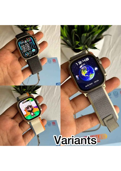 HW69 Pro Max 45MM Amoled Ekran Çift Dokunuş/dinamik Ada/1gb Hafıza Özellikli Watch 9 Akıllı Saat