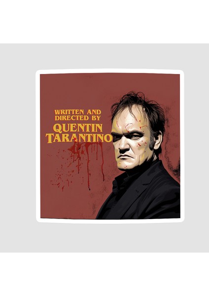 Quentin Tarantino Tasarımlı Sticker