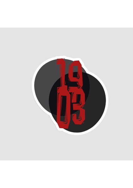 1903 Yazılı Sticker