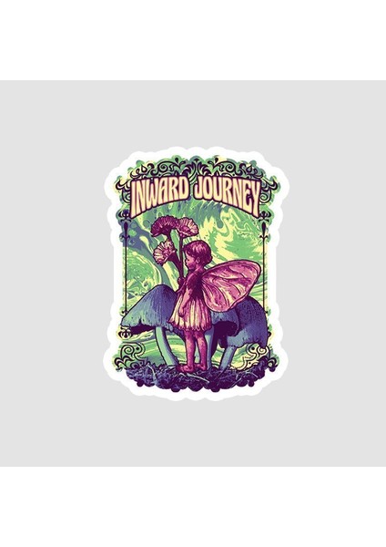 Inward Journey Yazılı Sticker