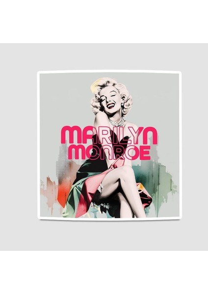 Efsane Sarışın Marilyn Monroe Tasarımlı Sticker