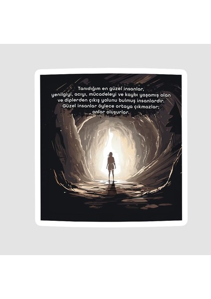 Elisabeth Kübler Kitap Sözleri Serisi Sticker